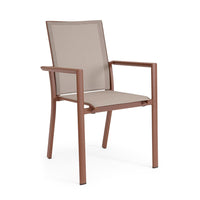 SEDIA CON BRACCIOLI DA ESTERNO KONNOR BARN 56.2X60X66H CM BIZZOTTO