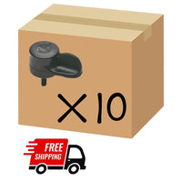 Chiusura per scuretti cassonetti bacheche 1-3mm COCCINELLA Esinplast NERO 10 pz