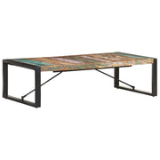 Tavolino da Salotto 140x70x40 cm in Legno Massello di Recupero cod mxl 57231