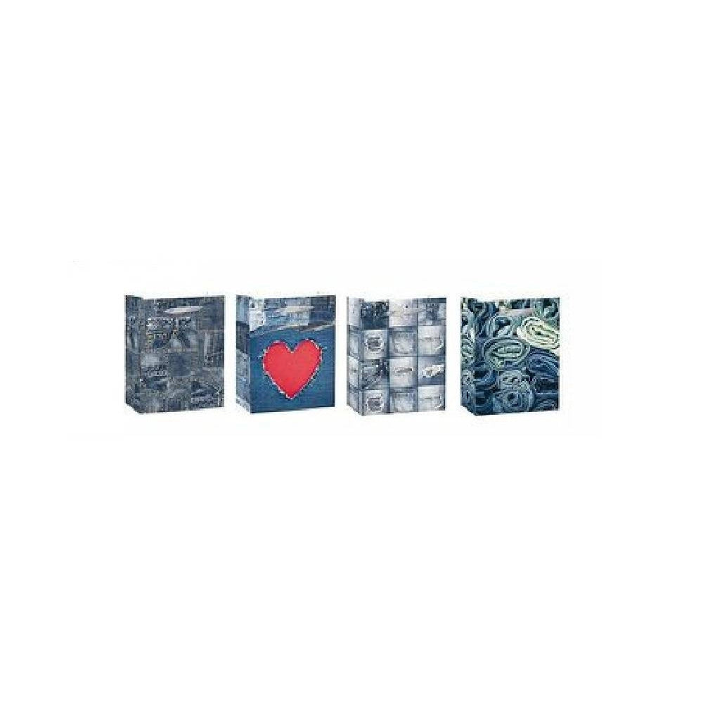 Trade Shop - Set 3 Pz Buste Busta Da Regalo Sacchetto Borsa 30 X 42 X 12cm 63975 Vari Modelli -