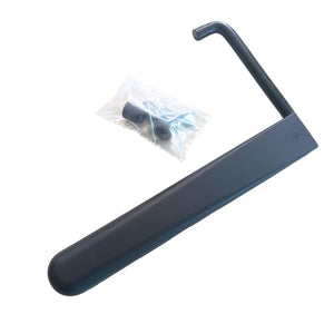 Fermapersiana fermoimposta piemontese in metallo con fissaggio, carter e gommini