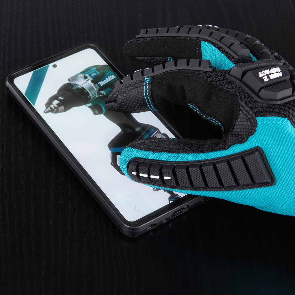 Guanti Makita avanzati da demolizione antiurto Taglia M - P-84464