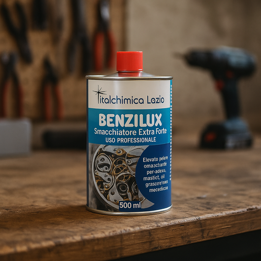 Smacchiatore Extra Forte Benzilux 500ml per Tessuti e Superfici Difficili- Lemag