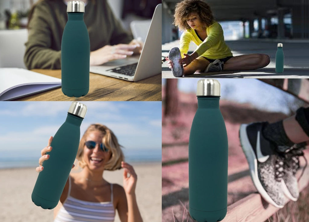 Borraccia Termica Travel 500ml Bottiglia Acqua Thermos Bevande Story - Borraccia - Sugar