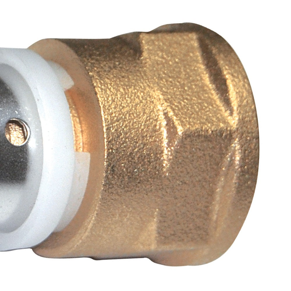 Raccordo diritto femmina diam.1/2x16 a pressare per multistrato