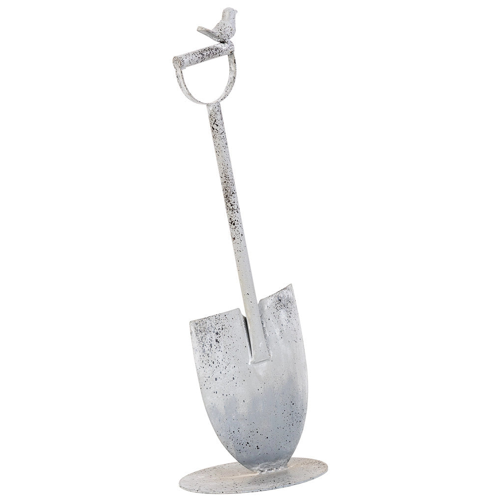 Pala decorativa da giardino in metallo 22,86x12,07x55,25h cm