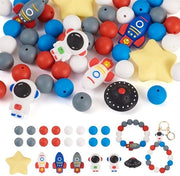Kralen in Silicone 48 pezzi - Forme varie - Accessori DIY per gioielli - Colori misti - Kit creativo per artigianato