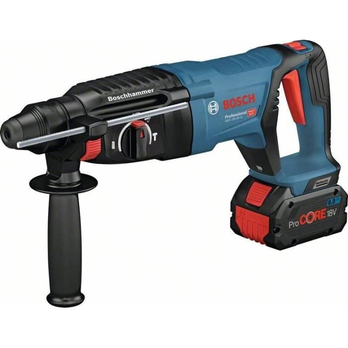 Martello perforatore a batteria BOSCH PROFESSIONAL SDS plus GBH 18V-26 D fornito senza batteria e caricatore