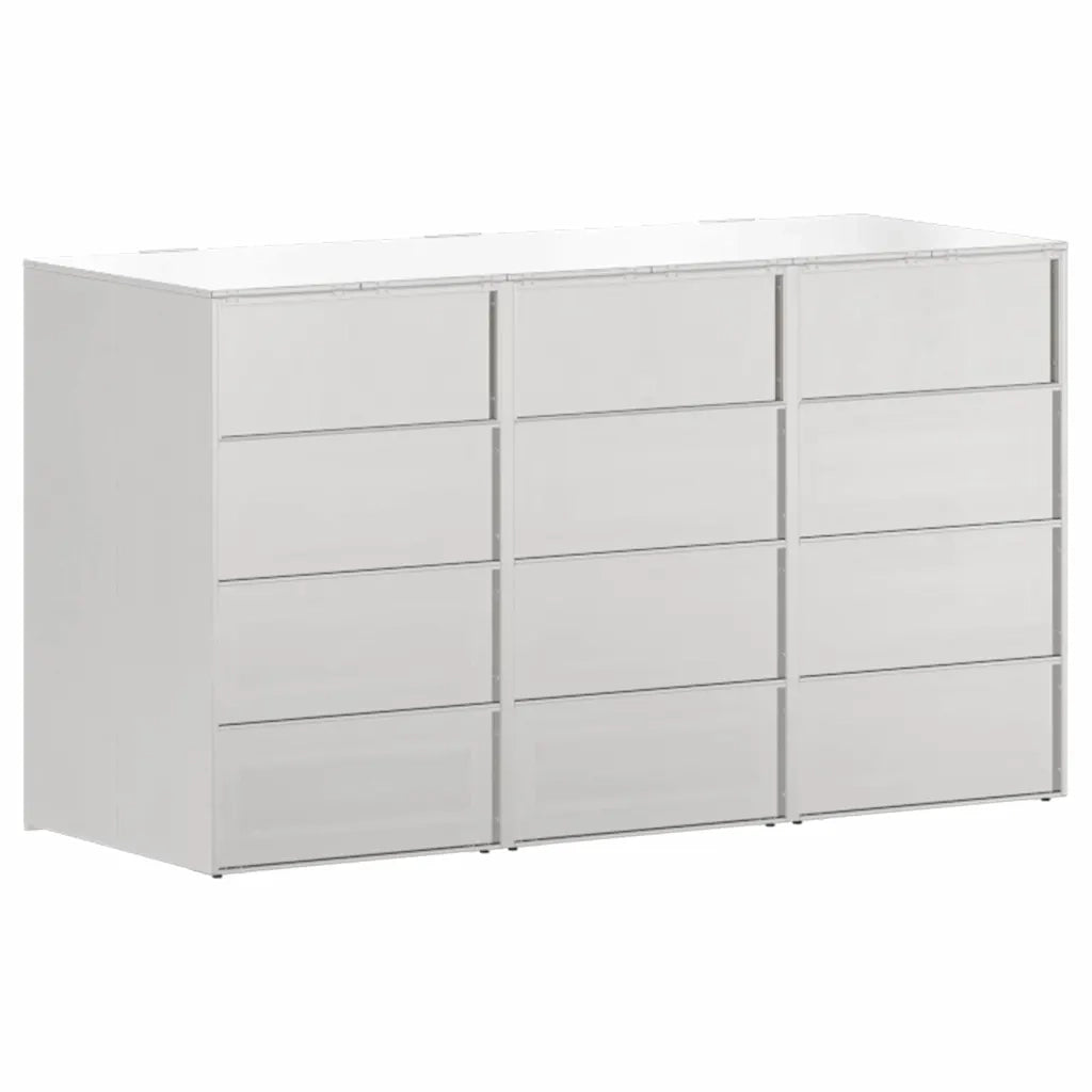 Contenitore per Rifiuti per 3 Bidoni 340 x 77.5 x 115.5 cm