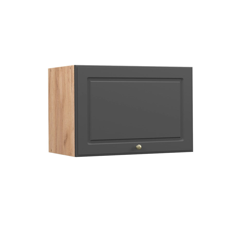 Vicco Pensile da cucina Antracite-oro 60 cm Piatto