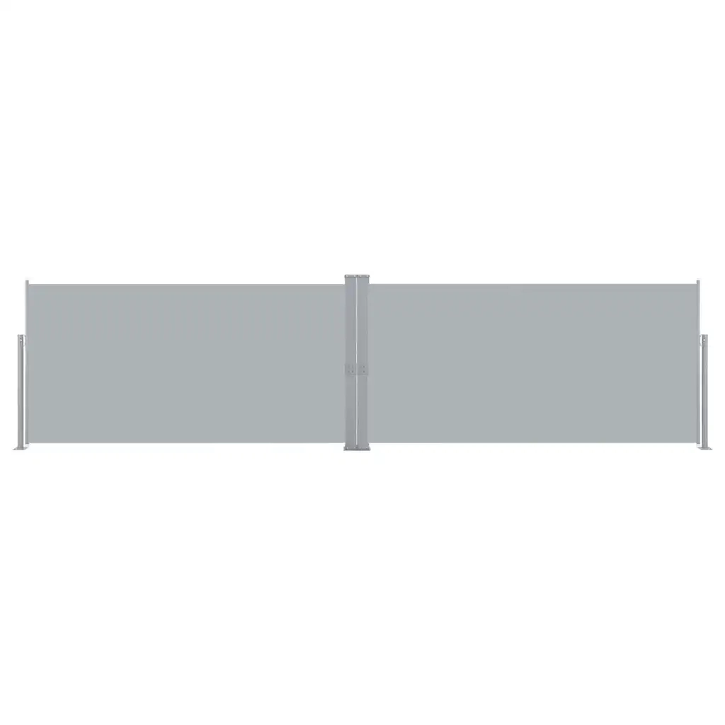 Tenda da Sole | Tenda parasole Laterale Retrattile 160x600 cm Grigia