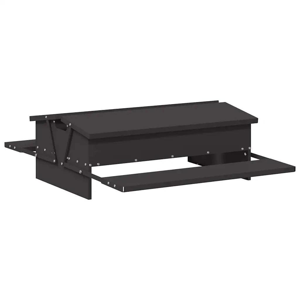 Mangiatore a Pedale per Pollo Nero 75 x 53 x 20,5 cm CFW2994317