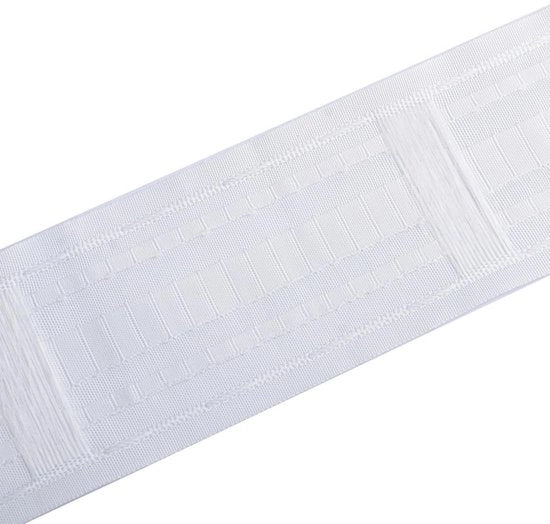 Telaio per tende in metallo 5m x 8,5cm con cordoncino pannellato per tende - cordoncino per tende rimovibile