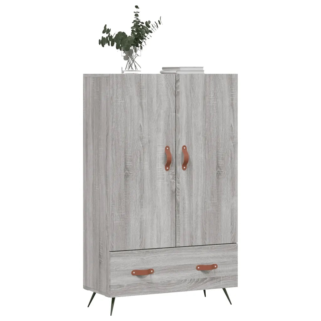 Credenza Grigio Sonoma 69,5x31x115 cm in Legno Multistrato 828210