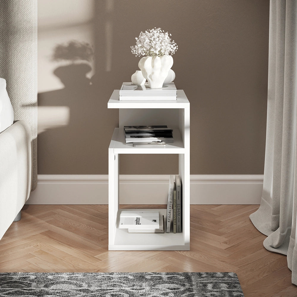 Vicco Comodino Bianco Set di 2