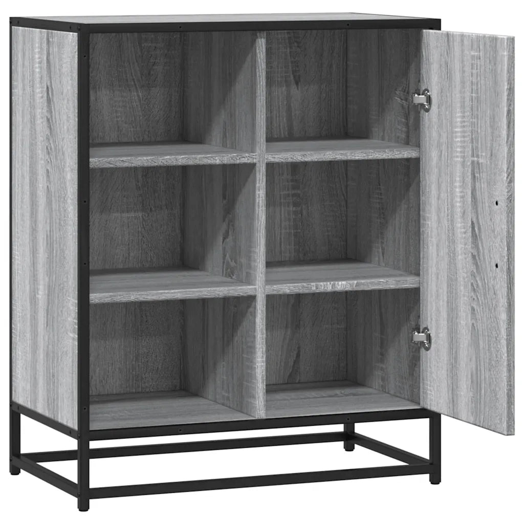 vidaXL Credenza Grigio Sonoma 62x35x76 cm in Legno Multistrato