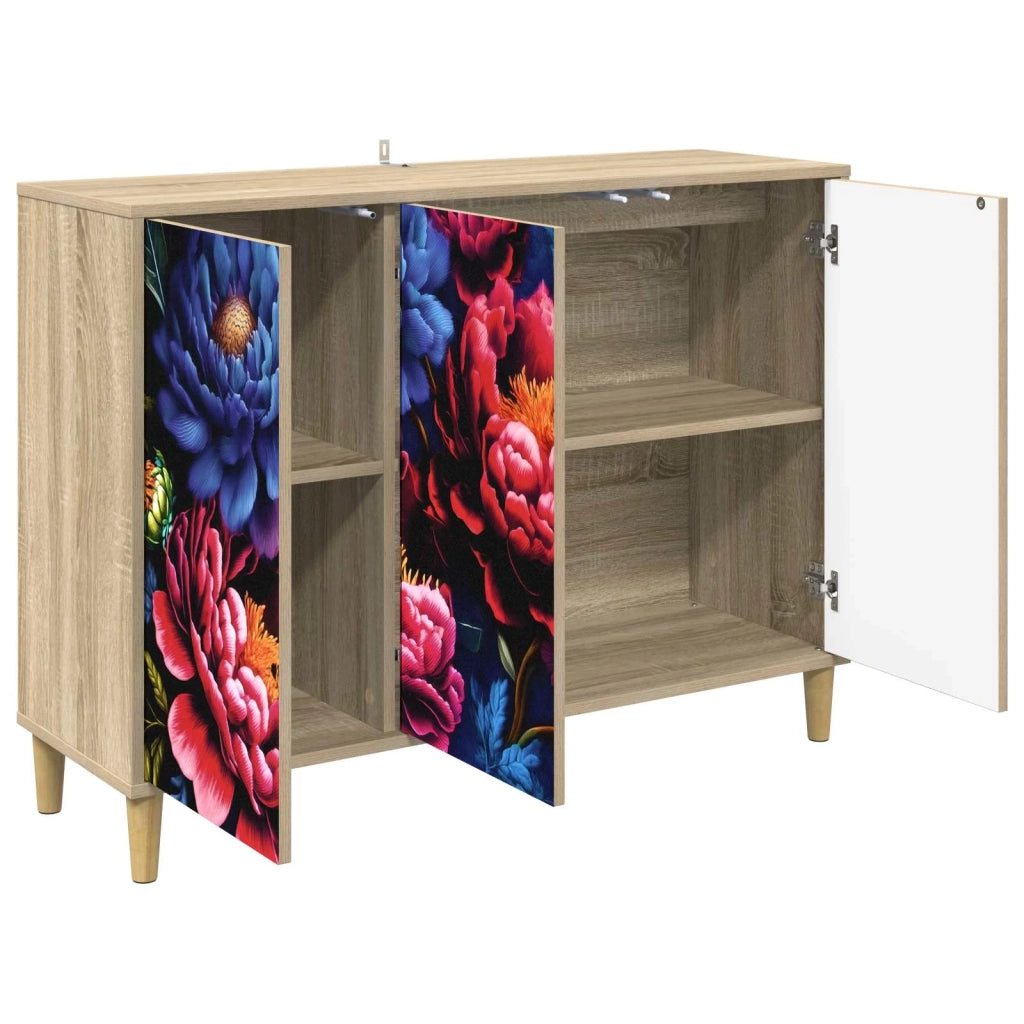 Credenza KIEL Sonoma 102 x 33 x 75 cm Legno ingegnerizzato 8006963