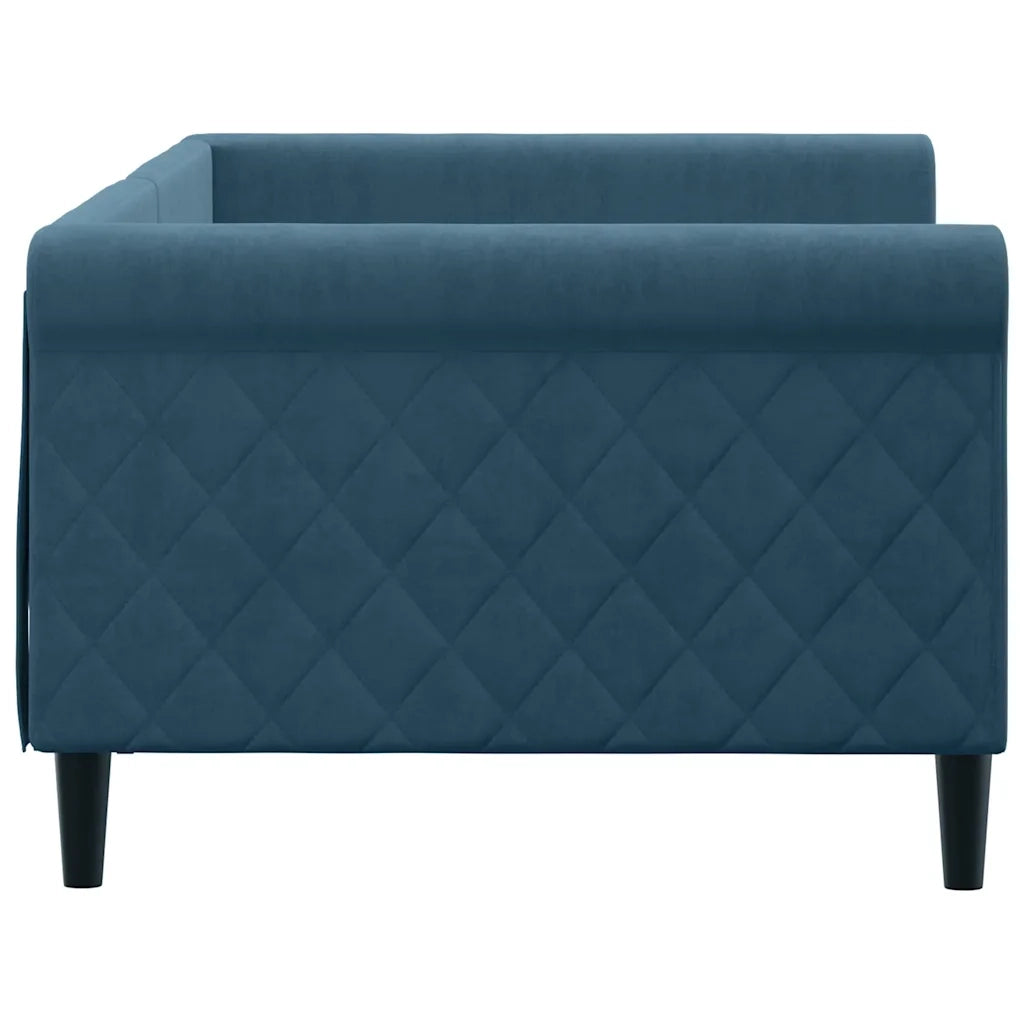 Letto da Giorno Blu 90x200 cm in Velluto 354243