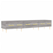 Mobile TV multimediale mensola TV credenza TV sala da pranzo soggiorno camera da letto Sonoma 150 x 36 x 30 cm legno ingegnerizzato grigio 02_0028412