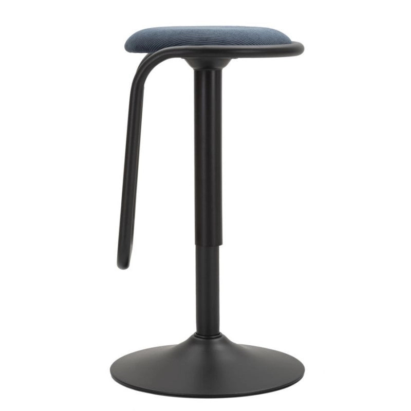 Sgabello Bar Destiny Navy cm ø 41x61-83