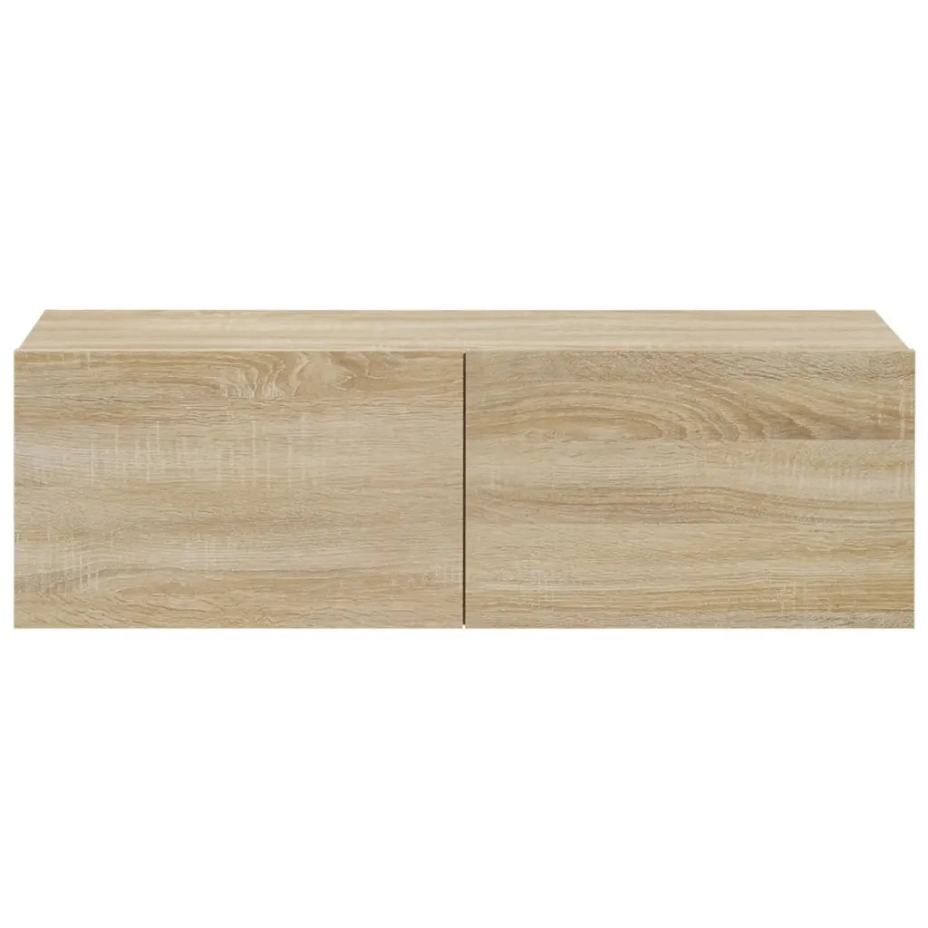 Set di Mobili Porta TV 4 pz-Credenza per TV Rovere Sonoma in Legno Multistrato 573460