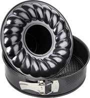 Piastra di fondo tubolare a forma di foglia nera metallicizzato 26 cm Ø - alta qualità