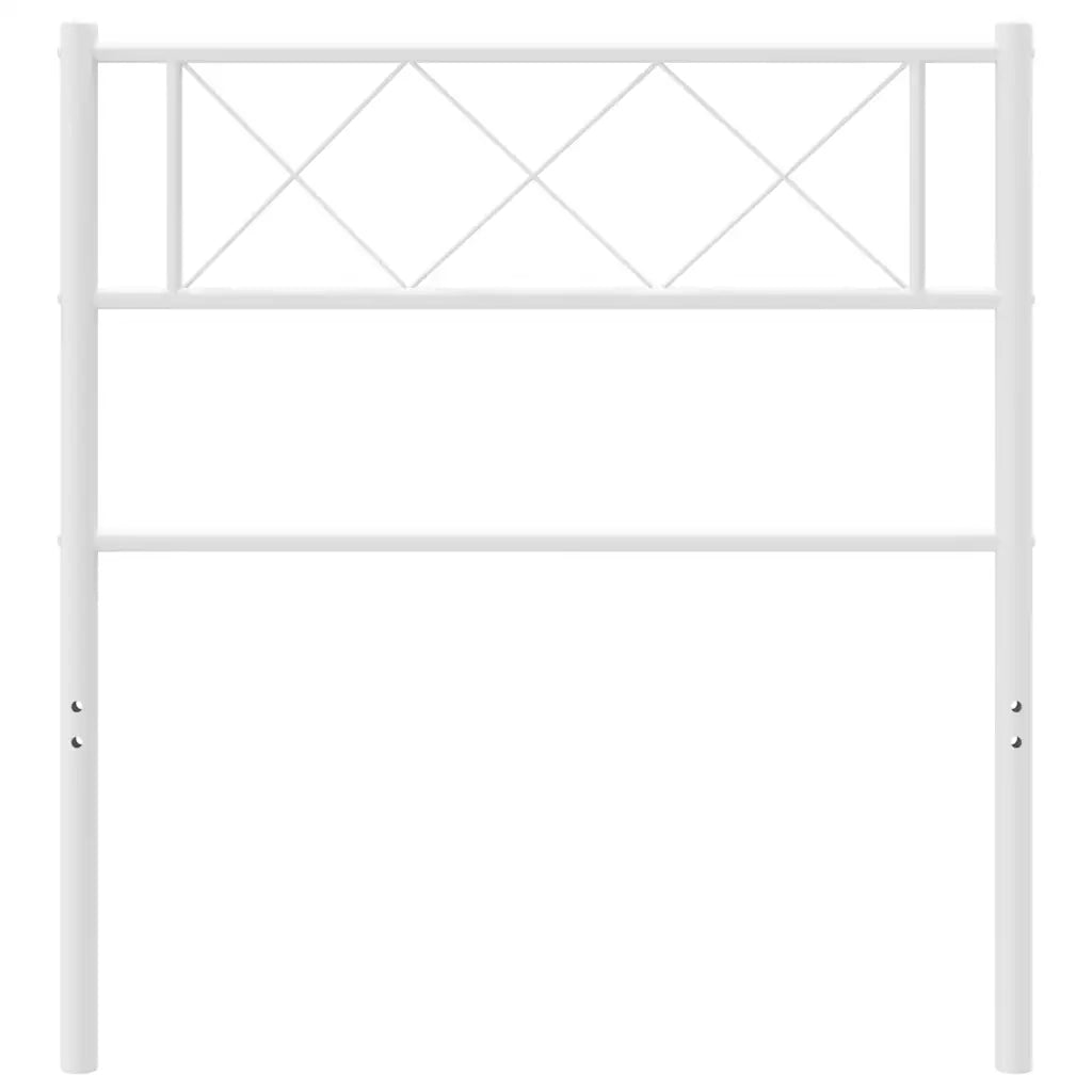 Testiera di Ricambio in Metallo Bianco 75 cm 372352