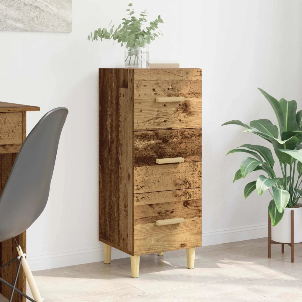 Credenza Legno vecchio 34.5 x 34 x 90 cm Legno multistrato 880934