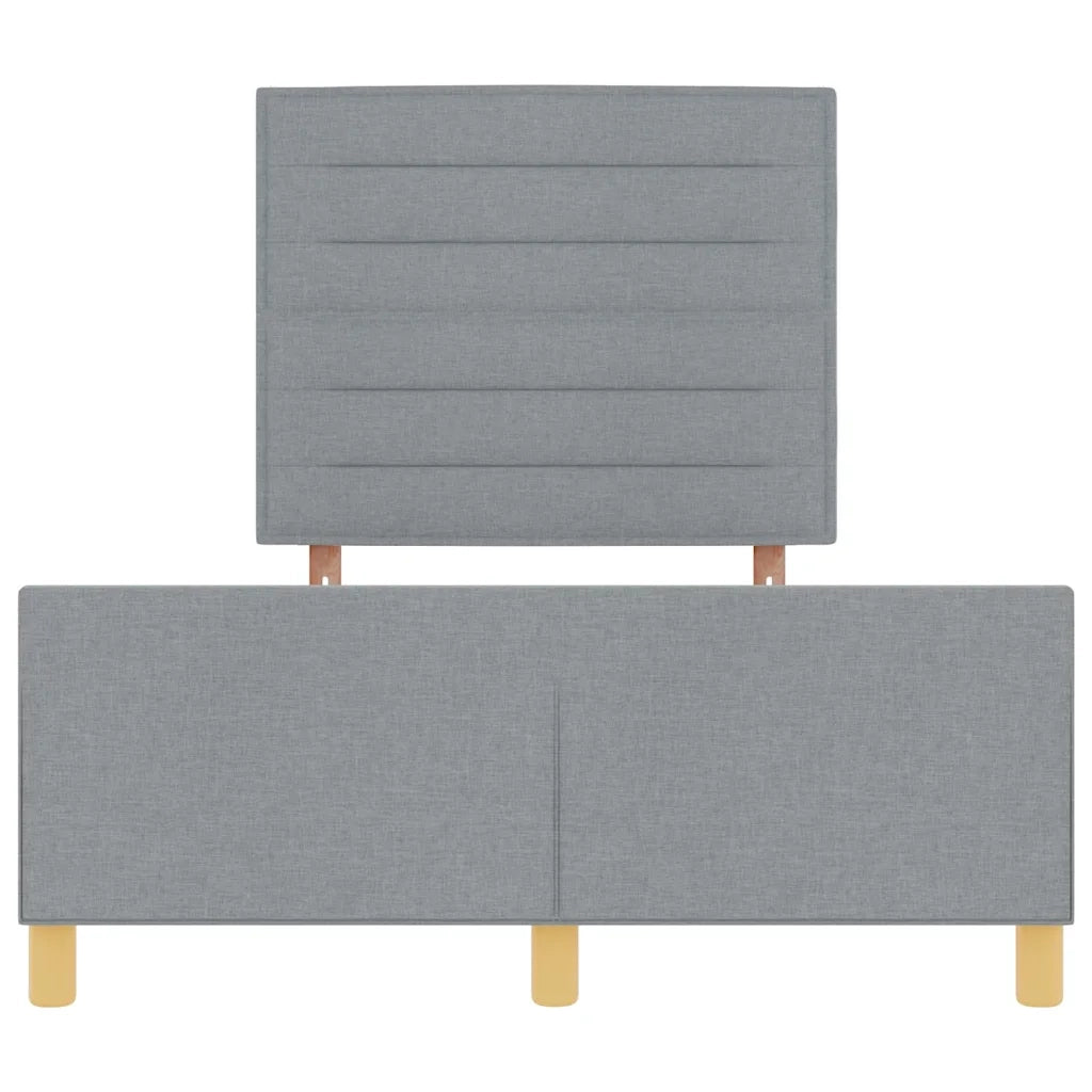 Struttura del letto Grigio chiaro 120 x 200 cm Tessuto 3344641