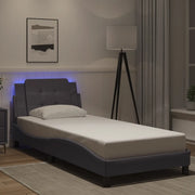 Giroletto con LED senza Materasso Zadar Grigio 90x190 cm 3214078