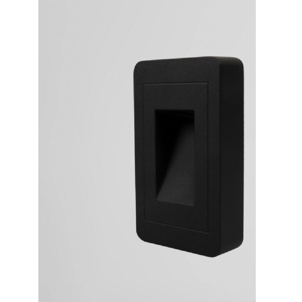 Trade Shop - Segnapasso Da Esterno Faretto 12 Watt Ip65 Nero Luce Calda Fredda Naturale Es62 -