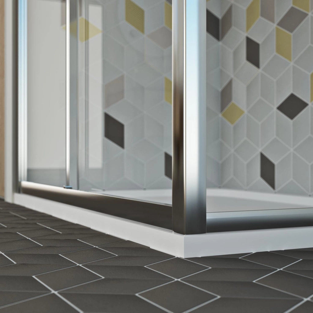 Box Doccia 80x90 AP. 80 CM H198 stampato C mod. Cristal Duo 1 Anta