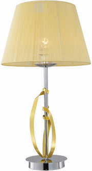 Lampada da tavolo Candellux Diva 41-55071 cromo/oro
