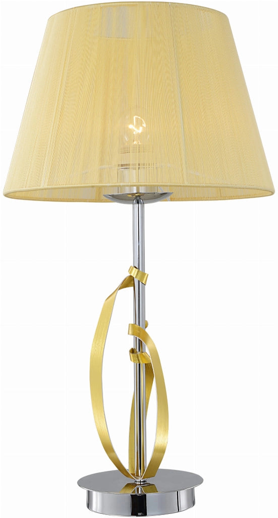 Lampada da tavolo Candellux Diva 41-55071 cromo/oro