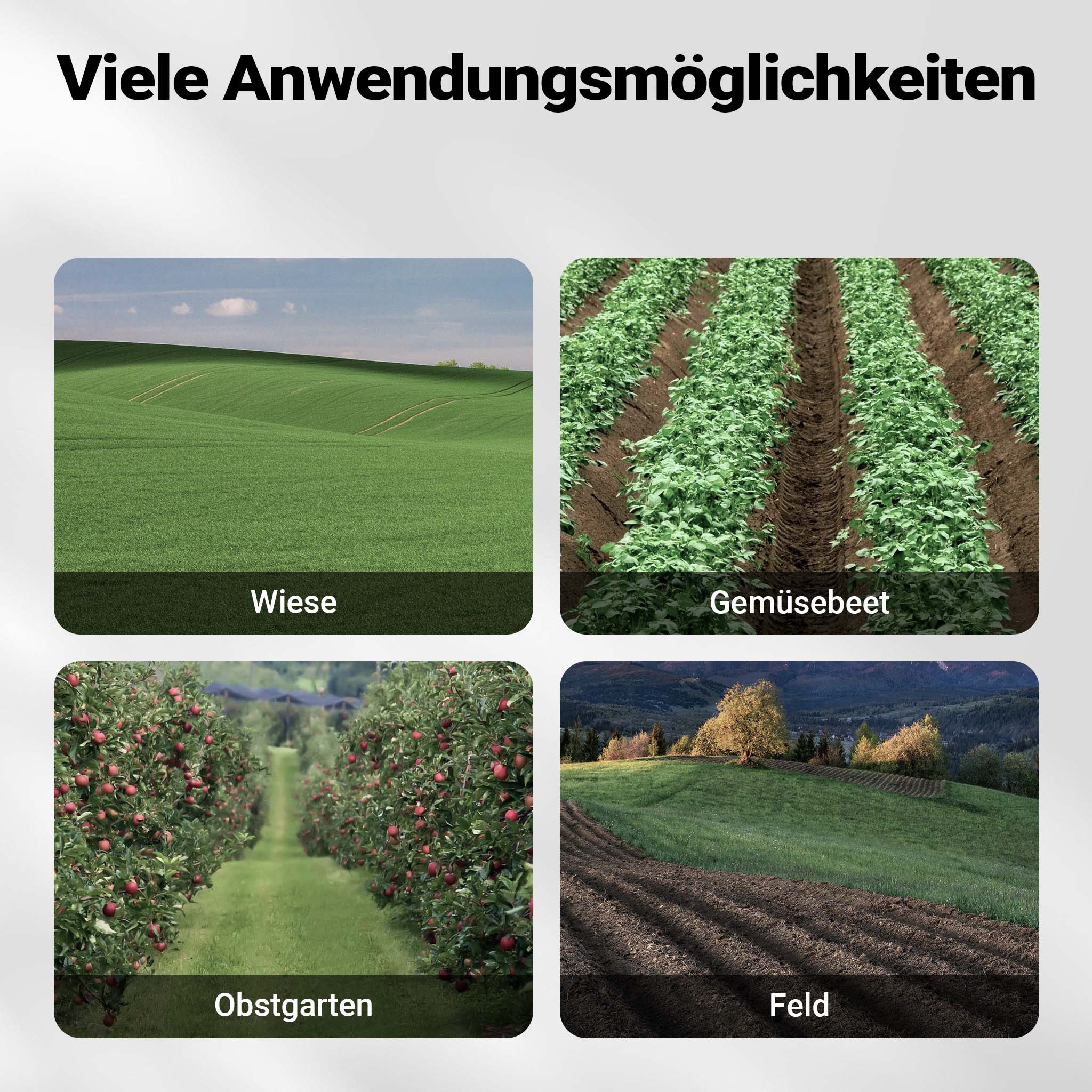 Motozappa a scoppio, fresa a scoppio, larghezza di lavoro 36 cm, profondità di lavoro 25 cm, motore a benzina a 4 tempi, 2,5 kW, 144cc , 4 set di lame