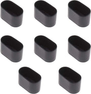 Piedini di protezione per tavolo da lavoro in gomma - 40x20mm (Nero)