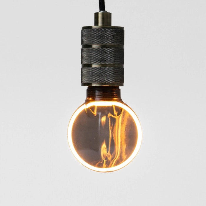 Lampadina LED decorativa G80 fumé E27 4W 100lm 1800K