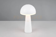 FUNGO LAMPADA DA TAVOLO RICARICABILE BIANCA REGOLAZIONE INTESITA' E TEMPERATURA DI COLORE 3.000K - 4.000K - 6.500K IP 54 H.31CM  LED 2W 200lm, 3000+4000+6500K