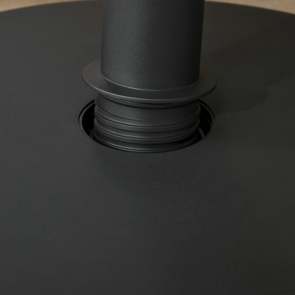 Base per Ombrellone da Giardino in Plastica PP ¨C zephmum ¨C 45x33 cm Nero
