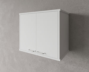 Pensile Lavanderia da Esterno 60x34x52,5 cm in PVC Bianco