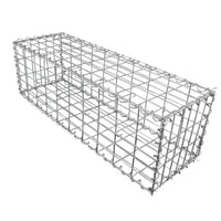 6 Gabbioni per Sassi da Giardino e da Esterno 100cm x 30cm x 30cm in Acciaio