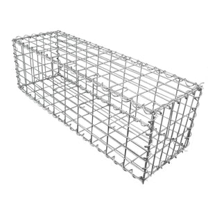 6 Gabbioni per Sassi da Giardino e da Esterno 100cm x 30cm x 30cm in Acciaio