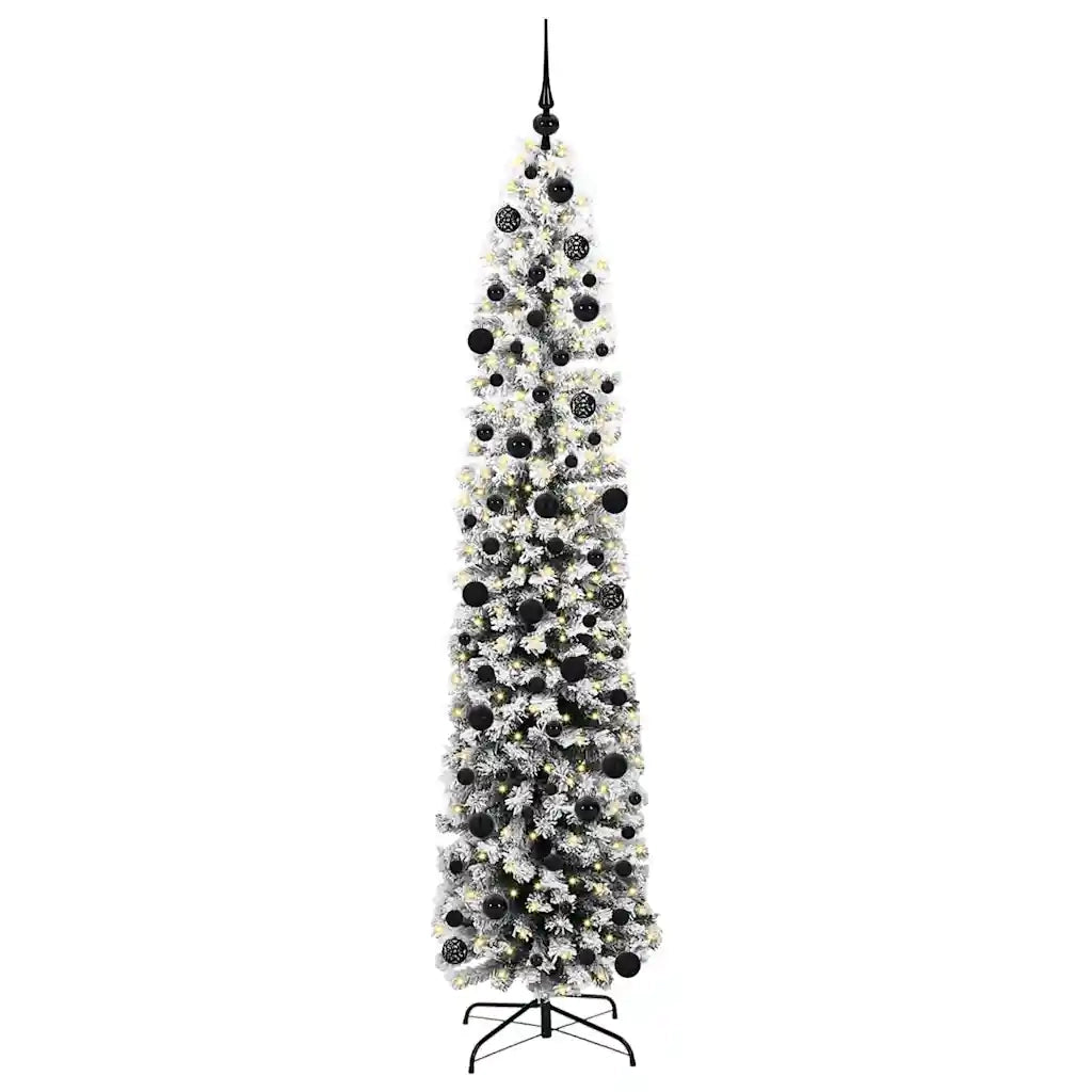 Albero di Natale Artificiale-Albero Natalizio con 300 LED Verde 240 cm 964551