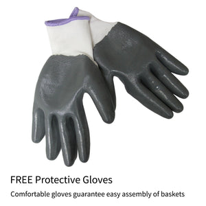 Gabbioni Metallici Zincati Gabbioni da Giardino da Giardino - 100x95x30cm - 4 pezzi