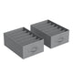 VALORA Organizer per armadio e cassetti, grigio x2 RUS009G02