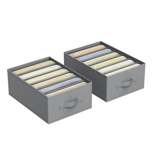 VALORA Organizer per armadio e cassetti, grigio x2 RUS009G02