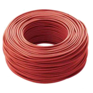 Cavo elettrico cordina unipolare rosso antifiamma FS17 1 x 2,5 mm matassa 100 m