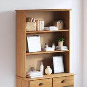 Hutch 'ASKIM'91x30x104 cm Legno Massello di Pino
