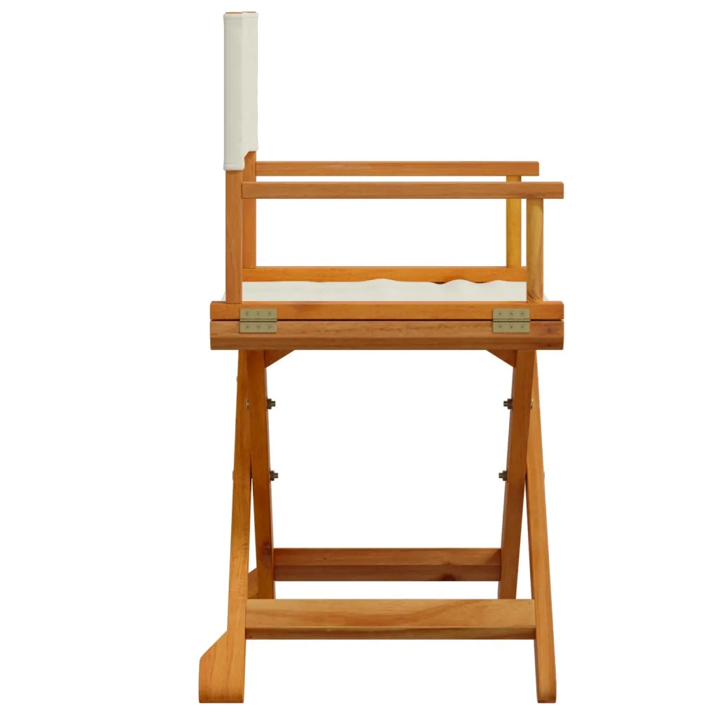 Sedie da Giardino Pieghevoli 8 pz Bianco Crema in Tessuto 3208912
