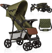 Buggy leggero fino a 15 kg, Carriolo per bambini da circa 6 mesi a circa 3 anni, Carrello con cinture di sicurezza a 5 punti, Regolazione di reclinazione fino a posizione da lettino, Sistema di ripiegamento rapido